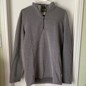 Magellan Outdoors Gray Zip Up Sweater